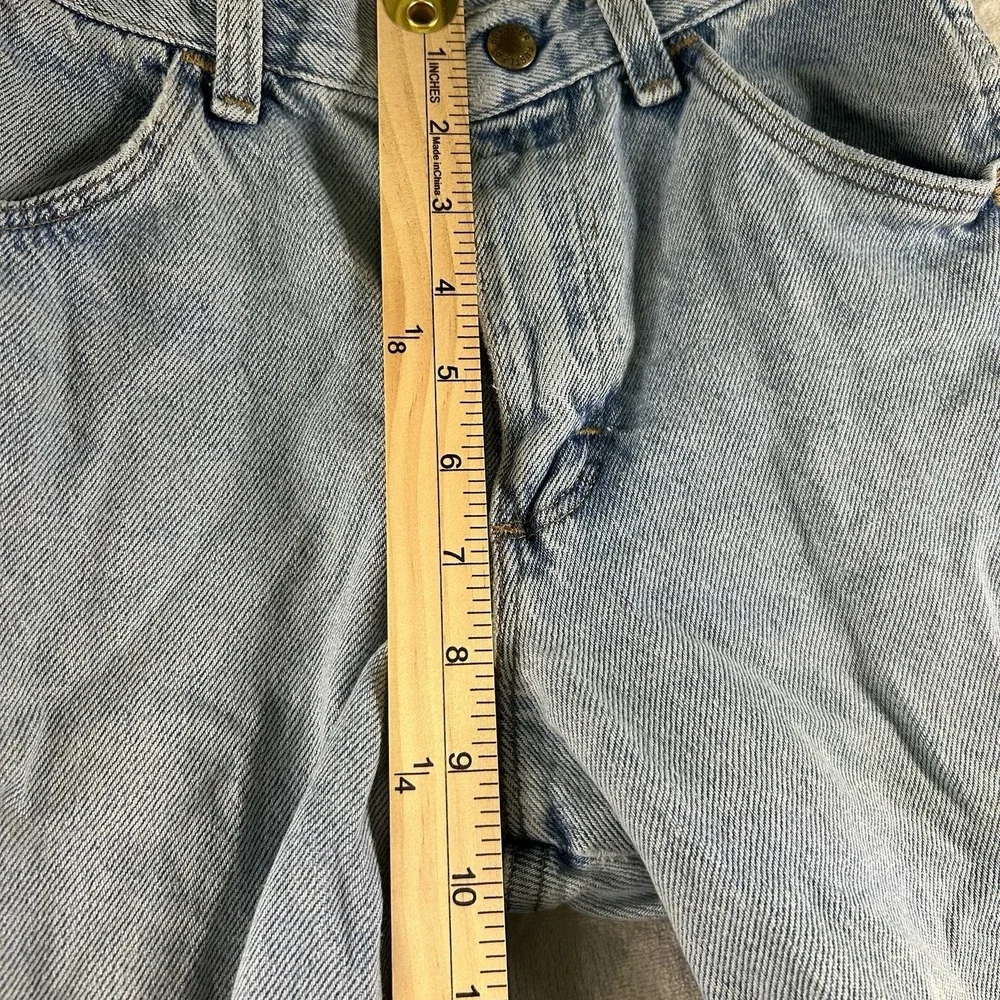 Vintage 80s Light Wash Straight Leg Jeans Boys Size 12‎ Denim USA Made Rustler